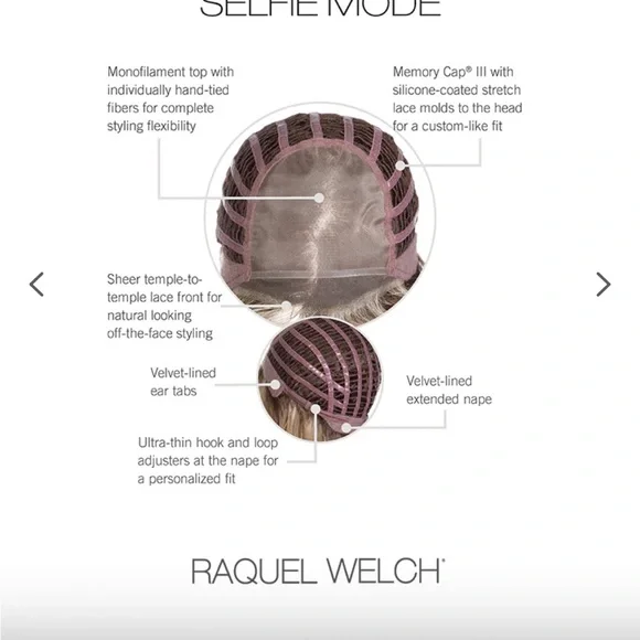 Raquel Welch Selfie Mode 12/22SS Shaded Cappuccino Gently Used - Picture 8 of 9